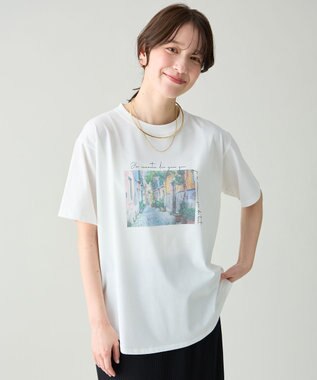 ANY アソートロゴラウンドヘムTシャツ フォト