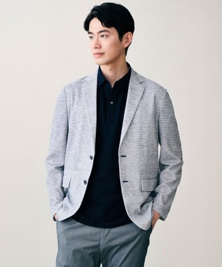 JOSEPH ABBOUD 仕事も休日も【日本素材・オーガニックコットン使用】クールビズ ダディポロ ネイビー系7