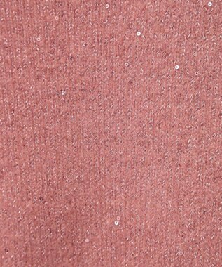 earth music&ecology ＳＥＴ２点スパンコールニットボレロ×タンク Pink