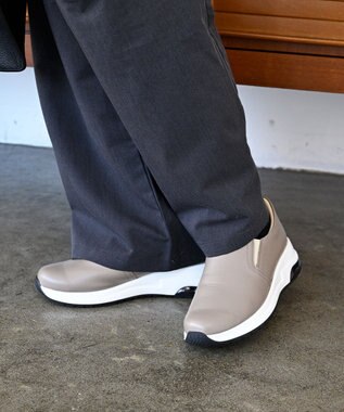 Pointer 日本製 本革スリッポン オークグレー