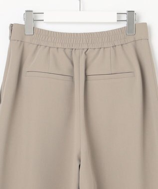 UNFILO 【接触冷感/吸水速乾】サマーセットアップ ワイドパンツ ダークブラウン系