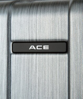 ACE BAGS & LUGGAGE ACE フォールズ スーツケー  4~5泊目安 フロントポケット・キャスターストッパー機能付き 06906 エース ガンメタリックヘアライン