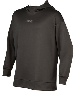 CW-X 【UNISEX】 CW-X 【STYLE FREE】 フードつき スポーツ プルオーバー 長袖 スウェット パーカー トップス ユニセックス DLR189 /ワコール ブラックスペシャル