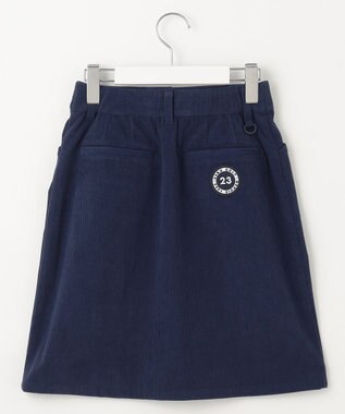 23区GOLF 【WOMEN】【EC限定】コーデュロイスカート ネイビー系