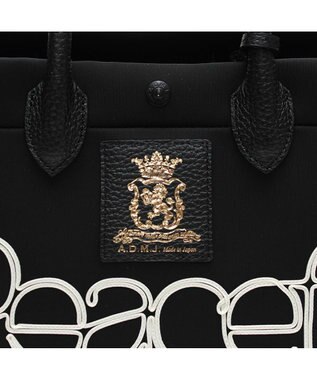 A.D.M.J. 【魔法の様に軽い】マジックライト/コード刺しゅうキューブトート21cm(Dカン付) NE/AZU