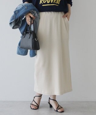 AMERICAN HOLIC 針抜きリブナロースカート