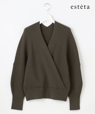 23区 【エステータ】カシュクール ニット