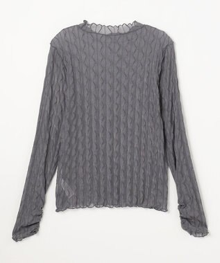 ANY L レースインナートップス グレー