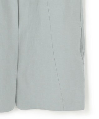 ICB 【洗える】 Unleash ノーカラージャケット ジェイドグレー系