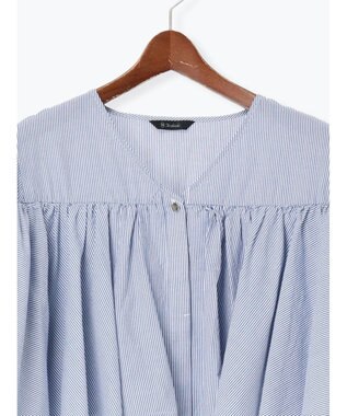 Te chichi ビッグフリルブラウス ブルー