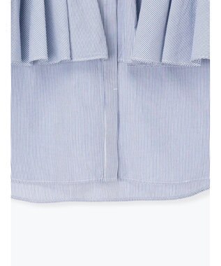 Te chichi ビッグフリルブラウス ブルー