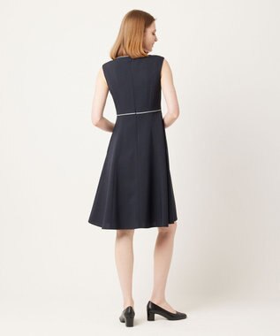 TOCCA 【大人百花掲載】【洗える！】AFTERNOON ドレス ネイビー系