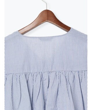 Te chichi ビッグフリルブラウス ブルー