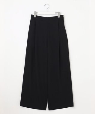 UNFILO 【接触冷感/吸水速乾】サマーセットアップ ワイドパンツ ブラック系