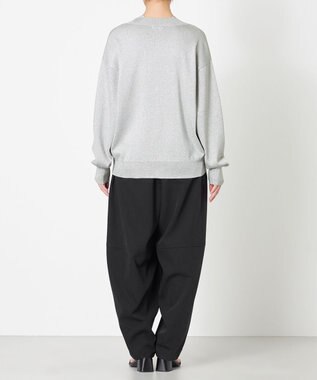 NAVE 【Nave・洗える】ラメニット カーディガン シルバー系