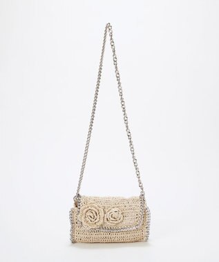 TOPKAPI 【TREASURE TOPKAPI】フラワーモチーフ チェーン ショルダーバッグ