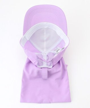 ANY KIDS 【日よけ付き】リボンキャップ ラベンダー