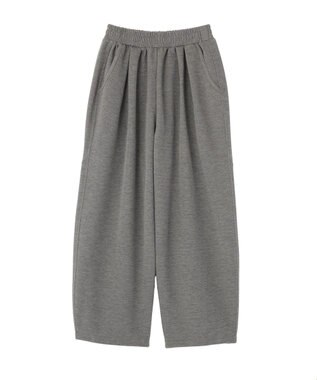 earth music&ecology イージーコクーンパンツ Dark Gray Mixture