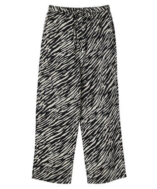 AMERICAN HOLIC ゼブラプリントリラックスパンツ Black