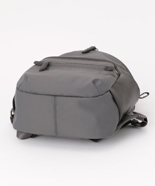 Y'SACCS 【ナイロンタフタ×リサイクルレザー】デイリーミニリュック ダークグレー