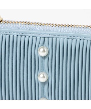 UNBILLION ペルケ perche / シーププリーツスマートキーケース サックスブルー