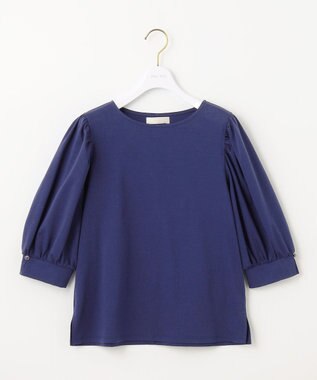 ANY SIS 【接触冷感】美人 ボリュームスリーブ カットソー ダークブルー