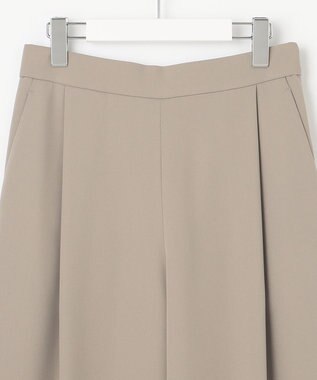 UNFILO 【接触冷感/吸水速乾】サマーセットアップ ワイドパンツ ダークブラウン系