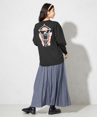 SHARE PARK LADIES 【UNISEX】UVカット アートコラボロングTシャツ〈Hammock〉（S・Mサイズ） ブラック