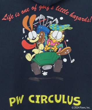 PW CIRCULUS 【MEN】Garfield フーディー ネイビー系