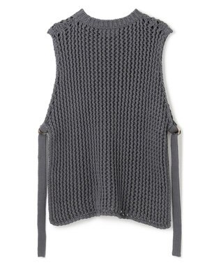 BEIGE， 【S-size】MALLOW / ニットベスト Slate