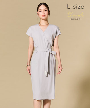 BEIGE， 【Lsize・セットアップ対応】CINDY / ラップドレス