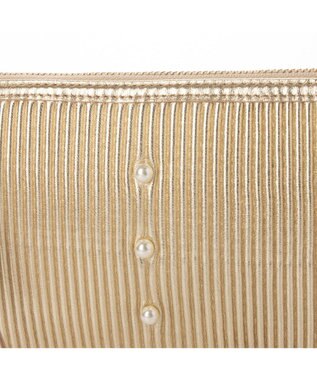 UNBILLION ペルケ perche / シーププリーツパール付き2wayショルダー ゴールド