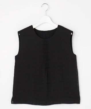 J.PRESS LADIES S 【WEB限定】シアーチェック ノースリーブ カットソー