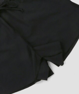 San-ai Resort（三愛水着楽園） 【UPF50＋】　パフスリーブキュロット3点セット　9M・11L　【San-ai Resort（サンアイリゾート）】 ベージュ×ブラック