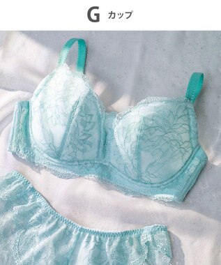 Wing Wing Lesiage 【1000シリーズ】 3/4カップブラ PB1001 ウイング／ワコール サックス