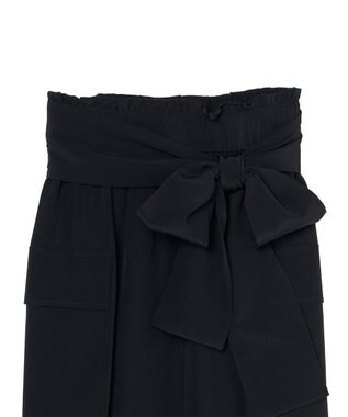 JOSEPH クレープドソワ　スカート Black