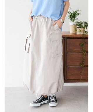 CRAFT STANDARD BOUTIQUE カーゴバルーンナロースカート Charcoal Gray