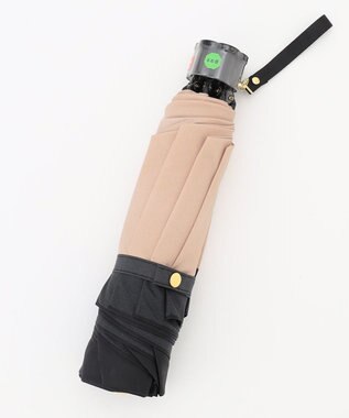 MOONBAT FURLA 【日本製】折りたたみ傘 カラーボーダー ブラック