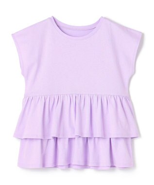 UNFILO 【110-150cm】アソート デザインTシャツ パープル[ティアード]