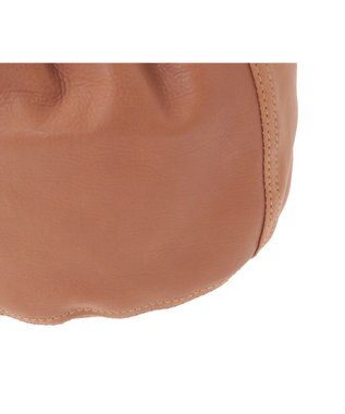 genten サスティナブル巾着Ⅱ 手持ちタイプ キャメル