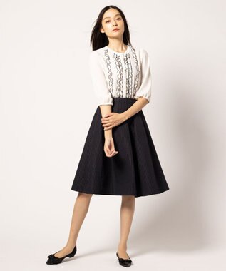 TOCCA 【洗える】BUTTERFLIES UTOPIA スカート ネイビー系5