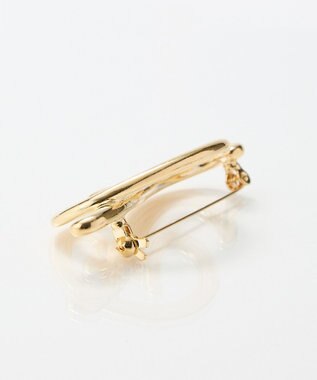 Phoebe <オンワード限定セット>2wayパールチョーカーネックレス×ニュアンスメタルブローチ ゴールド