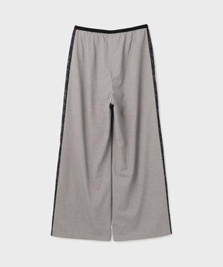GRACE CONTINENTAL サイドレースイージーパンツ グレー