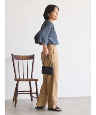 AMERICAN HOLIC 接触冷感　衿リブブラウソー Charcoal Gray