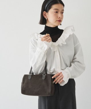 russet  スエード2WAYミニボストンバッグ(CE-1570-WEB) Gray