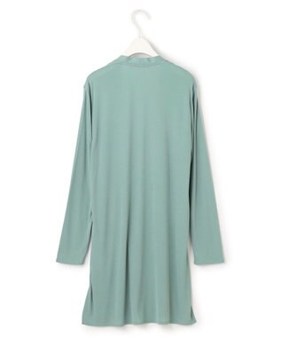 ICB L 【WEB限定カラーあり・接触冷感・UVカット】PINION ロングカーディガン ティールグレー系