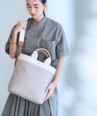 TOPKAPI 【Breath TOPKAPI】RIPPLE リプル ファスナー付 縦型 2way トートバッグL