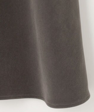 Feroux 【2WAY】パールストラップベロア ジャンスカ ライトグレー系