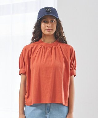 J.PRESS YORK STREET 【WOMEN】バックドレープドルマン ブラウス