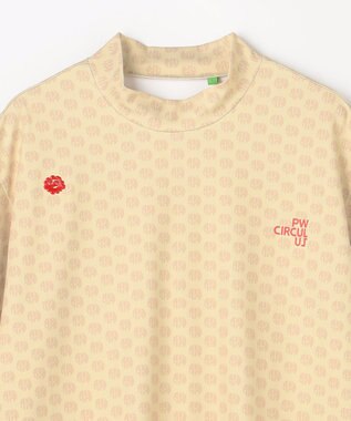 PW CIRCULUS 【MEN】エレファント ドットモックネック ゴルフ ベージュ系5